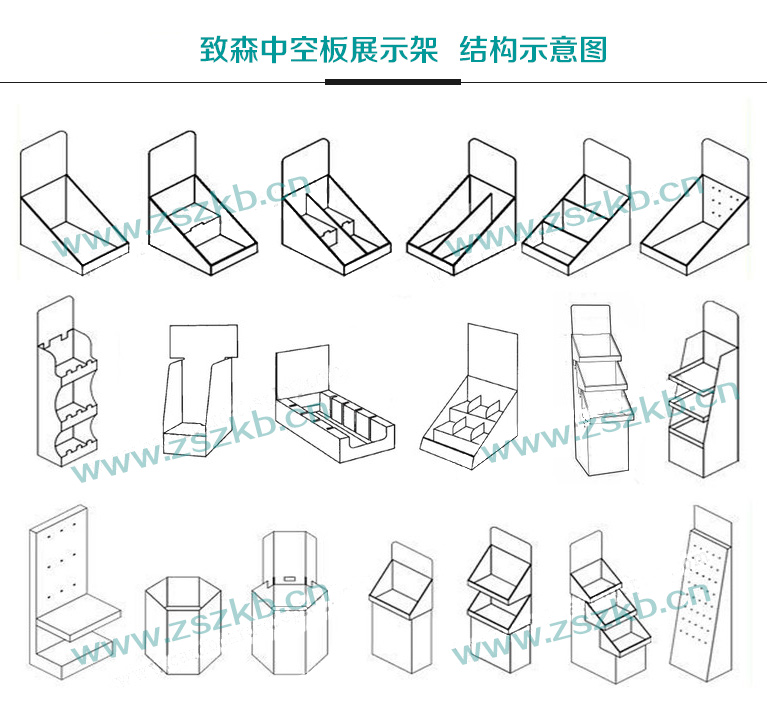 中空板促销展示架设计的四大要点